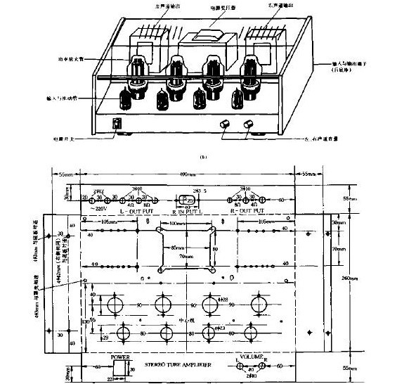 Super linear power assembly schematic