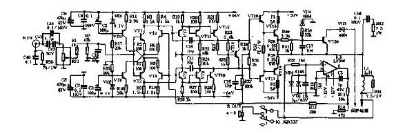 2*150W no loop feedback high fidelity power amplifier circuit