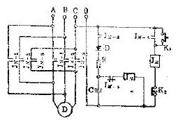 Practical three-phase motor brake device circuit