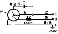 Yonghua brand APT series ceiling type DPT12 series pipeline type ventilation fan circuit diagram