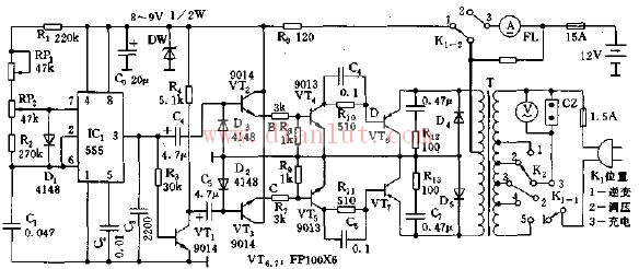 PCNT multi-function power supply circuit