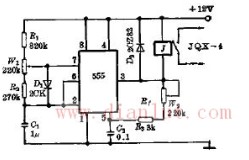 Adjustable intermittent switch circuit schematic