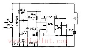 Constant temperature thermal shutdown control circuit schematic