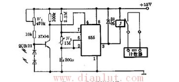 Sunlight timer circuit schematic