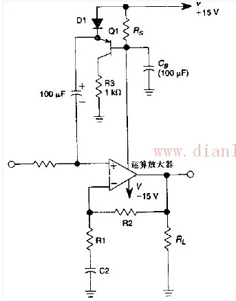 Circuit design of audio signal automatic gain control system