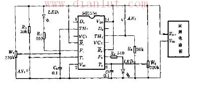 Voltage fluctuation detector circuit principle