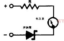 Zero-voltage voltmeter circuit principle