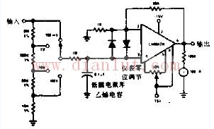 Low cost and high sensitivity voltmeter circuit design