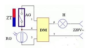 Magnetic control circuit diagram working principle circuit diagram