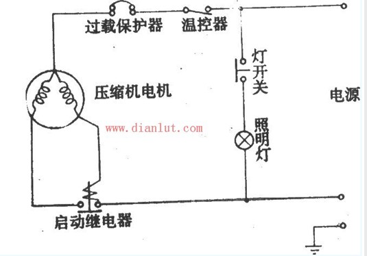 Phoenix BC-152 single door refrigerator circuit design