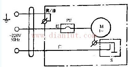 Window type ventilator circuit