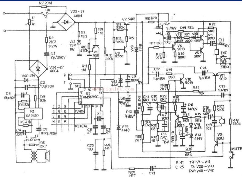 Telephone circuit