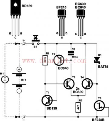 Battery tester circuit and components