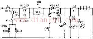 Ante SDR-63 electronic disinfection cabinet circuit schematic