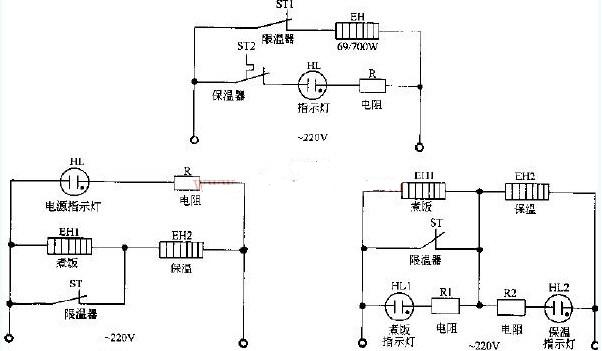 Rice cooker circuit