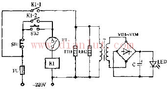 Huabao YHX60-2A high temperature electronic disinfection cabinet circuit schematic