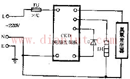 Hualing DKW-65A dual function electronic disinfection cabinet circuit schematic