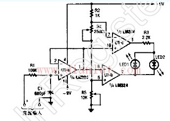 Voltage detector schematic