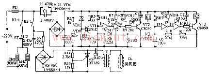 Jingyi ZLD-63 dual function electronic disinfection cabinet circuit schematic