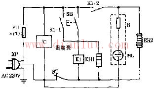 Shuangle SL-600 high temperature electronic disinfection cabinet circuit schematic