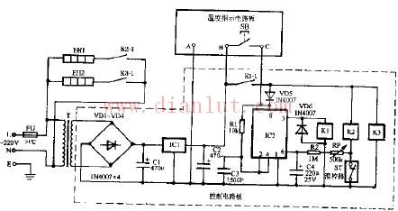 Yinde GX-60A high temperature electronic disinfection cabinet circuit