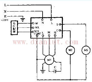 Air conditioning fan circuit