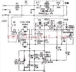 Shun Kang RYL-5 type ice hot water dispenser circuit