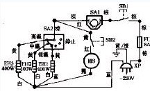 Kang Daming KW-12 three-tube vertical swing heater circuit