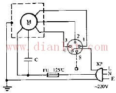 Far East FB-40A wall fan circuit schematic