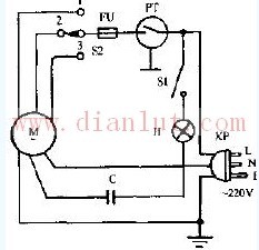 Wall fan circuit