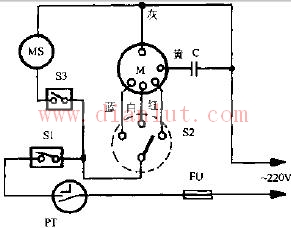 Drilling license KYT-25 turntable fan circuit schematic