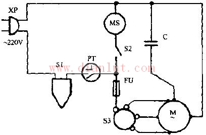 Yuehua page fan circuit of model KYT10-30