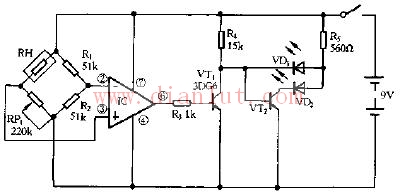 Temperature measurement bridge circuit