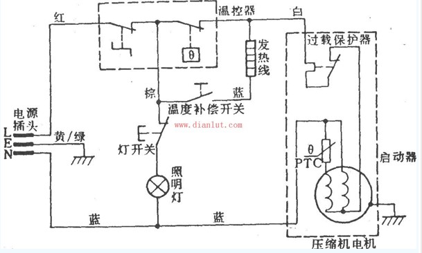 Rongsheng BCD-190 Refrigerator Circuit Design