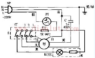 Yusheng FB-40B wall fan circuit design