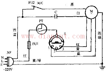 Model 555-40 wall fan circuit