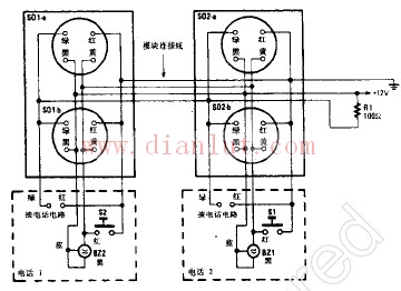 Internal telephone call system