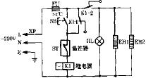 High temperature electronic disinfection cabinet circuit