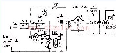 Guangri brand GR75-A-10 electronic thermos circuit