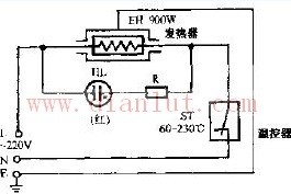 Steam spray electric iron circuit