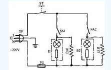 Oil-filled electric heater circuit