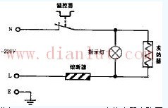 Electric water heater circuit