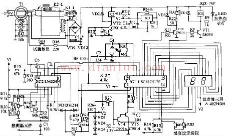 Circuit design of Yuhuan CDR-30A electric water heater