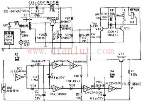 Russaell Hobbs steam iron circuit principle