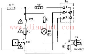 Yuhua NSD2-15 NSD2-20 counterbalance electric heater circuit