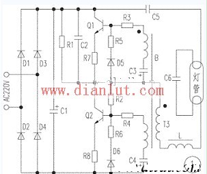 Electronic energy saving lamp repair circuit