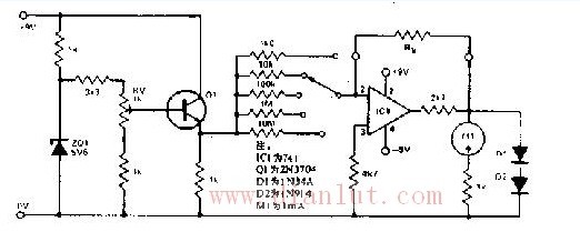 Ohm table internal circuit diagram