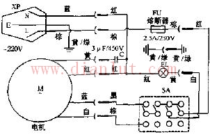 Xiao Swan Shuaikang range hood circuit schematic