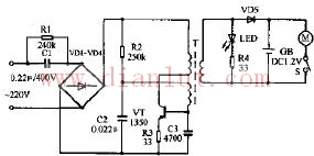 Huayi brand advanced reciprocating electric shaver circuit schematic