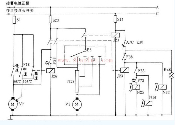 Santana air conditioning circuit